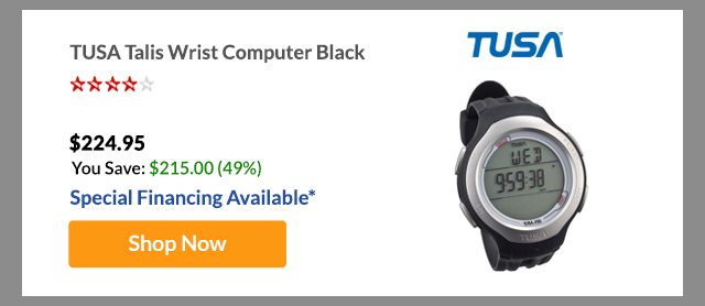 TUSA Talis Wrist Computer Black - Shop Now