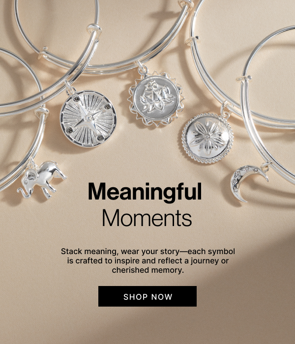 Meaningful Moments | Stack meaning, wear your story—each symbol is crafted to inspire and reflect a journey or cherished memory.