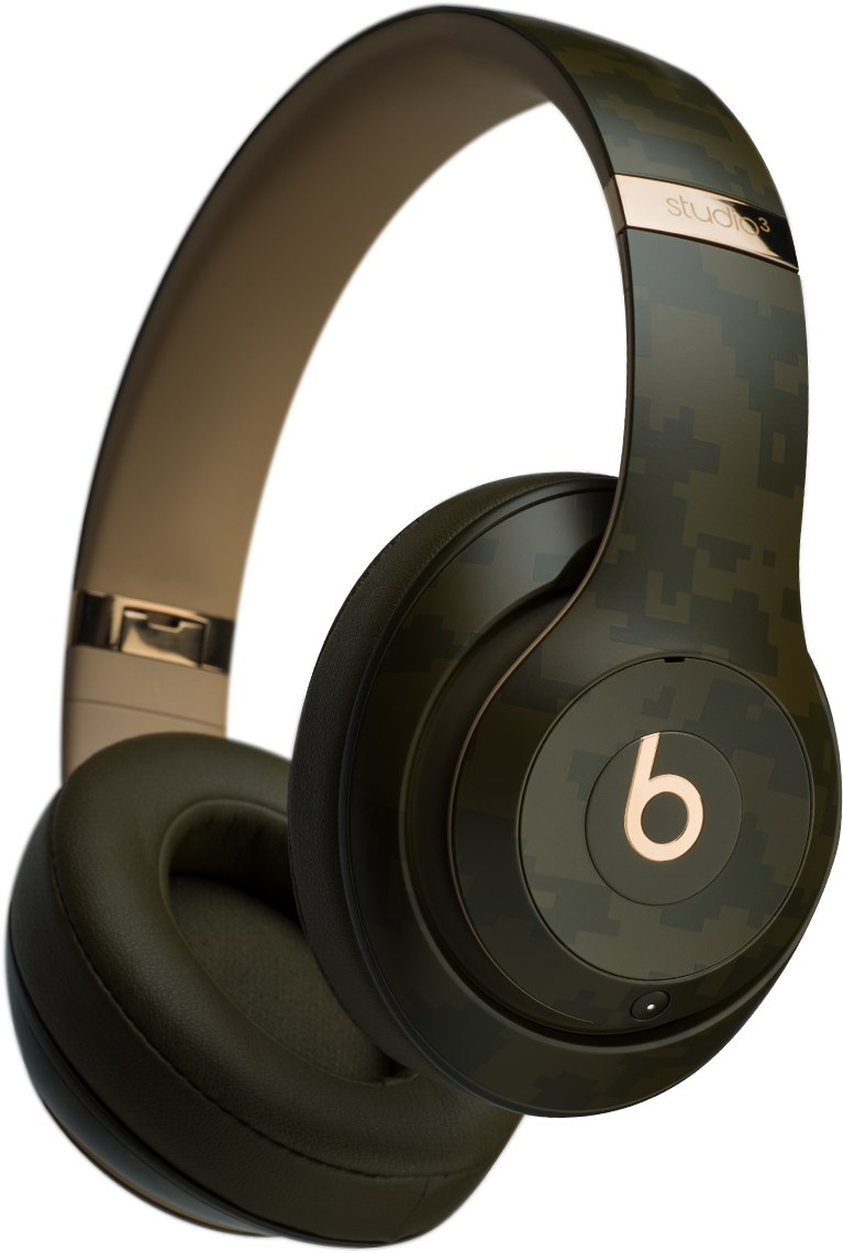 Image of the Forest Green Studio3 wireless headphones.