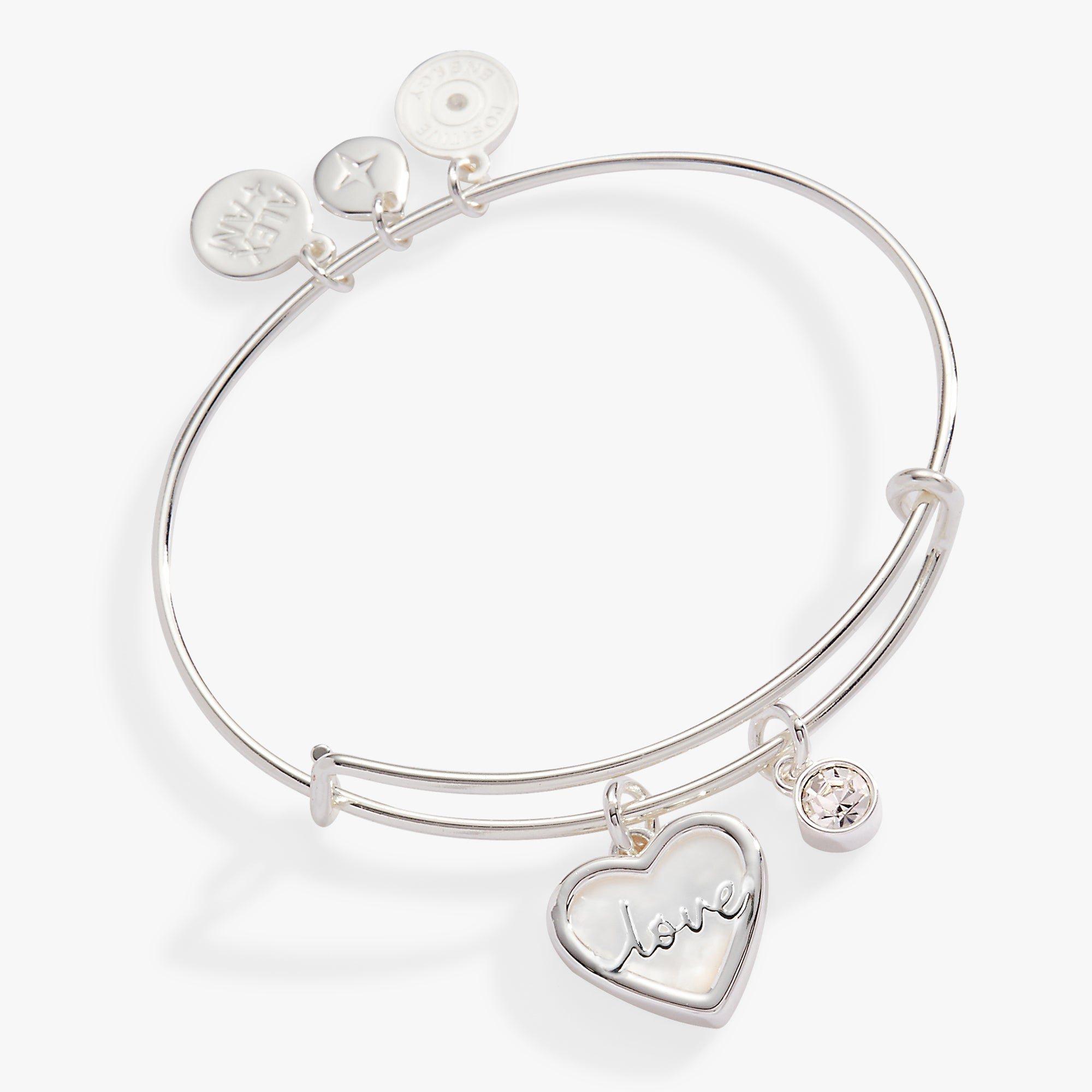 Image of Love Mother of Pearl Bangle