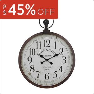 Wall Clocks up to 45% Off. Shop Now.