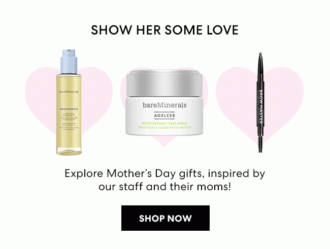 Show her some love - Explore Mother's Day gifts, inspired by our staff and their moms! Shop Now