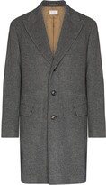 Single-Breasted Cashmere Coat