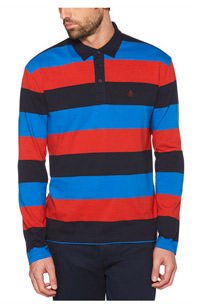 STRIPE RUGBY POLO