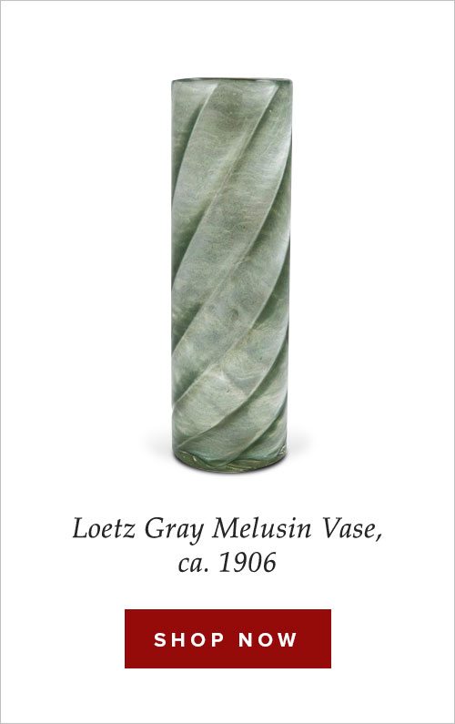 Loetz Gray Melusin Vase, ca. 1906