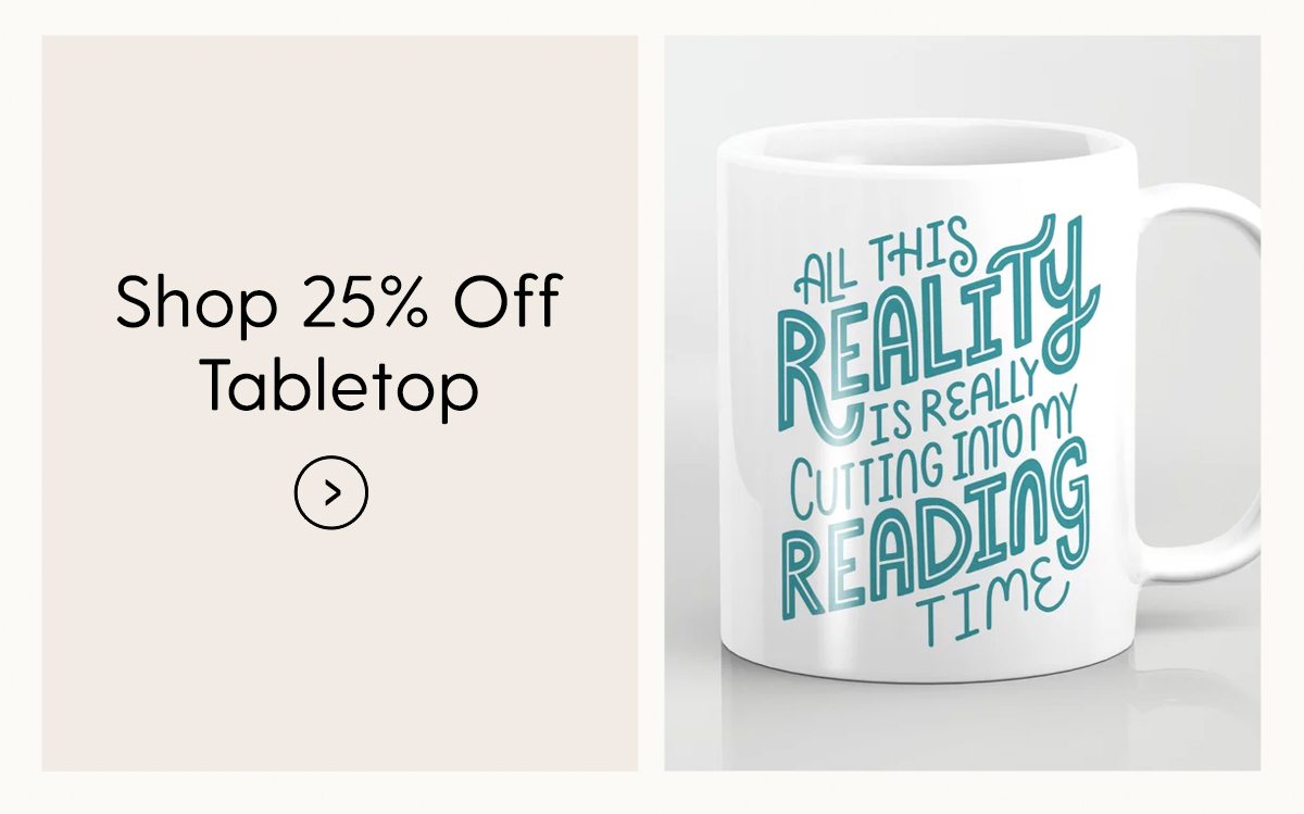 Shop 25% Off Tabletop