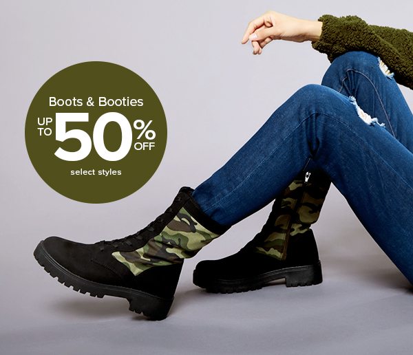 Shop Boots & Booties Up To 50% Off