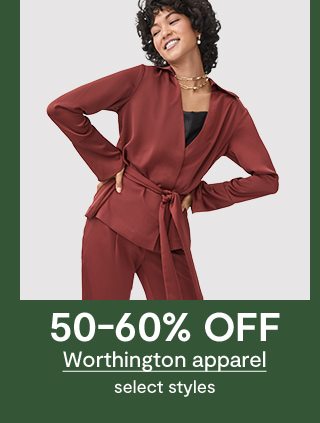 50-60% OFF Worthington apparel select styles