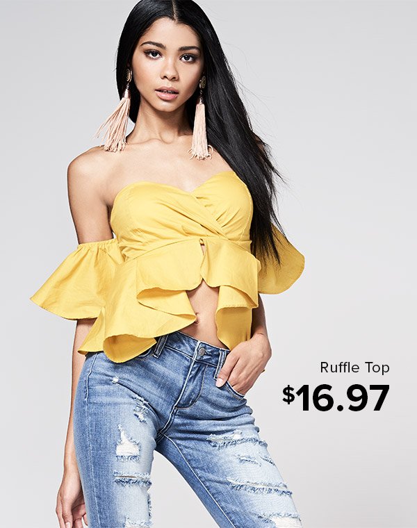 Shop Ruffle Top $16.97