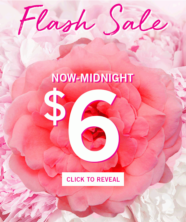 Flash Sale! Now-Midnight $6 - CLICK TO REVEAL!
