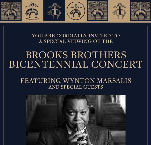 BROOKS BROTHERS BICENTENNIAL CONCERT