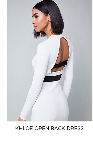 Khloe Open Back Dress