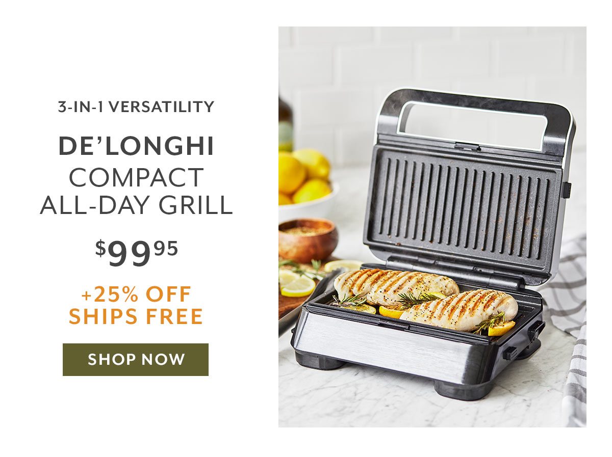 De’Longhi Livenza Compact All-Day Grill