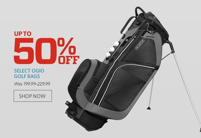 UP TO 50% OFF | Select OGIO Golf Bags | Was 199.99-229.99 | SHOP NOW