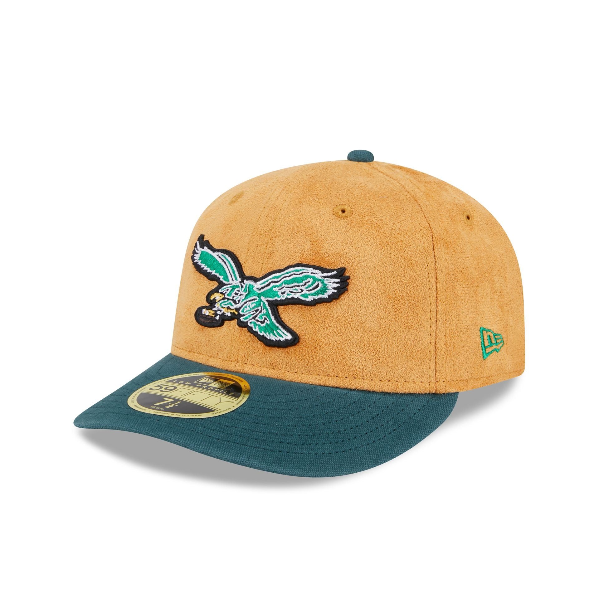 Image of Philadelphia Eagles Tan Texture Low Profile 59FIFTY Fitted Hat