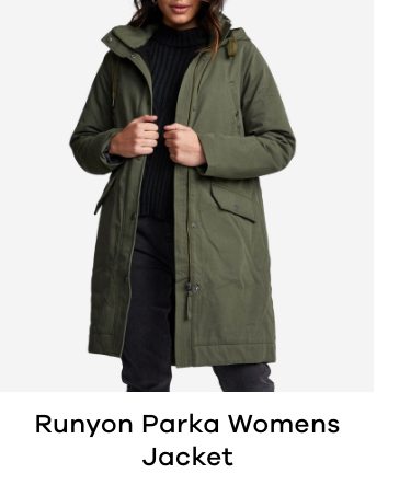 RVCA Runyon Parka Womens Jacket