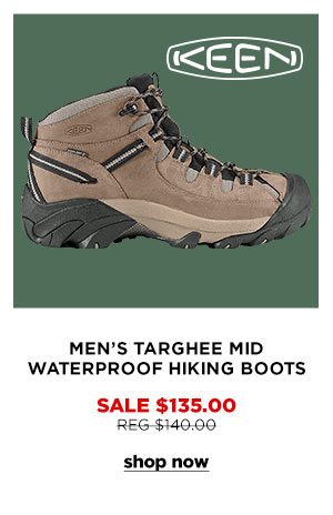 Keen Men's Targhee Mid Waterproof Hiking Boots - Click to Shop Now