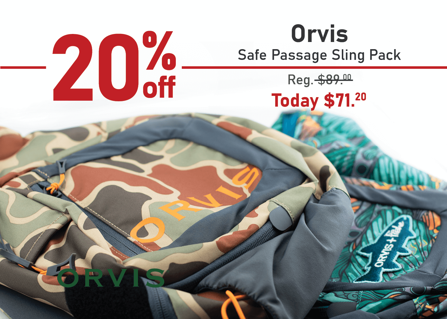 Save 20% on the Orvis Safe Passage Sling Pack 