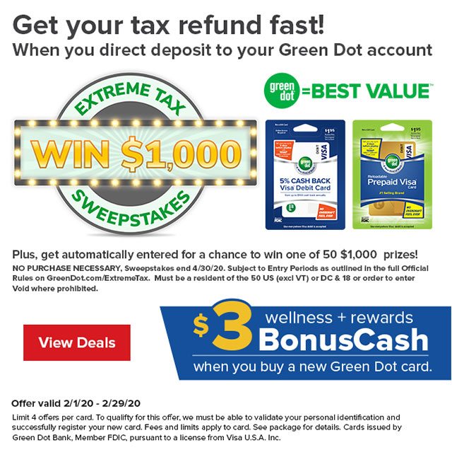 Get Your Tax Refund Fast - View Deals