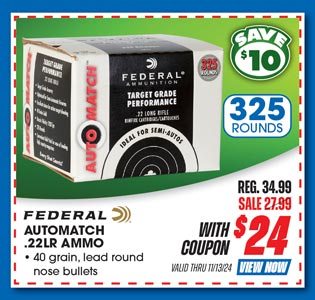 Federal AutoMatch .22LR Ammo 