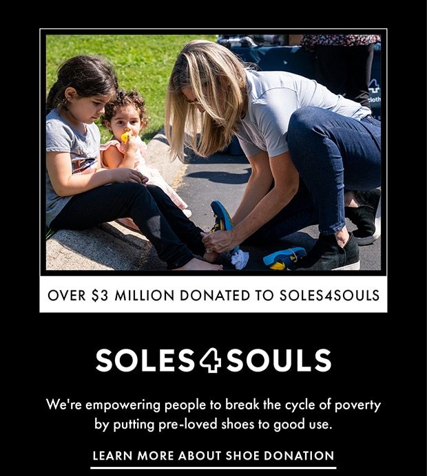 LEARN MORE ABOUT SHOE DONATION