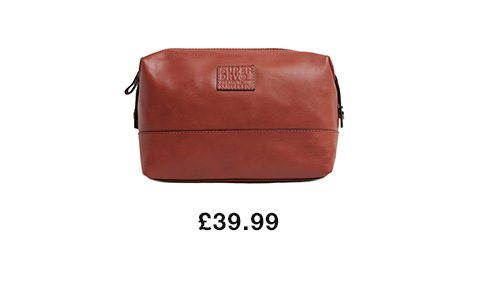 Premium Leather Washbag