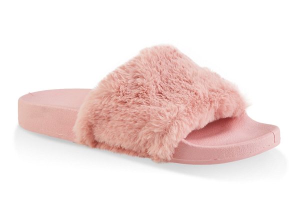 Faux Fur Pool Slides