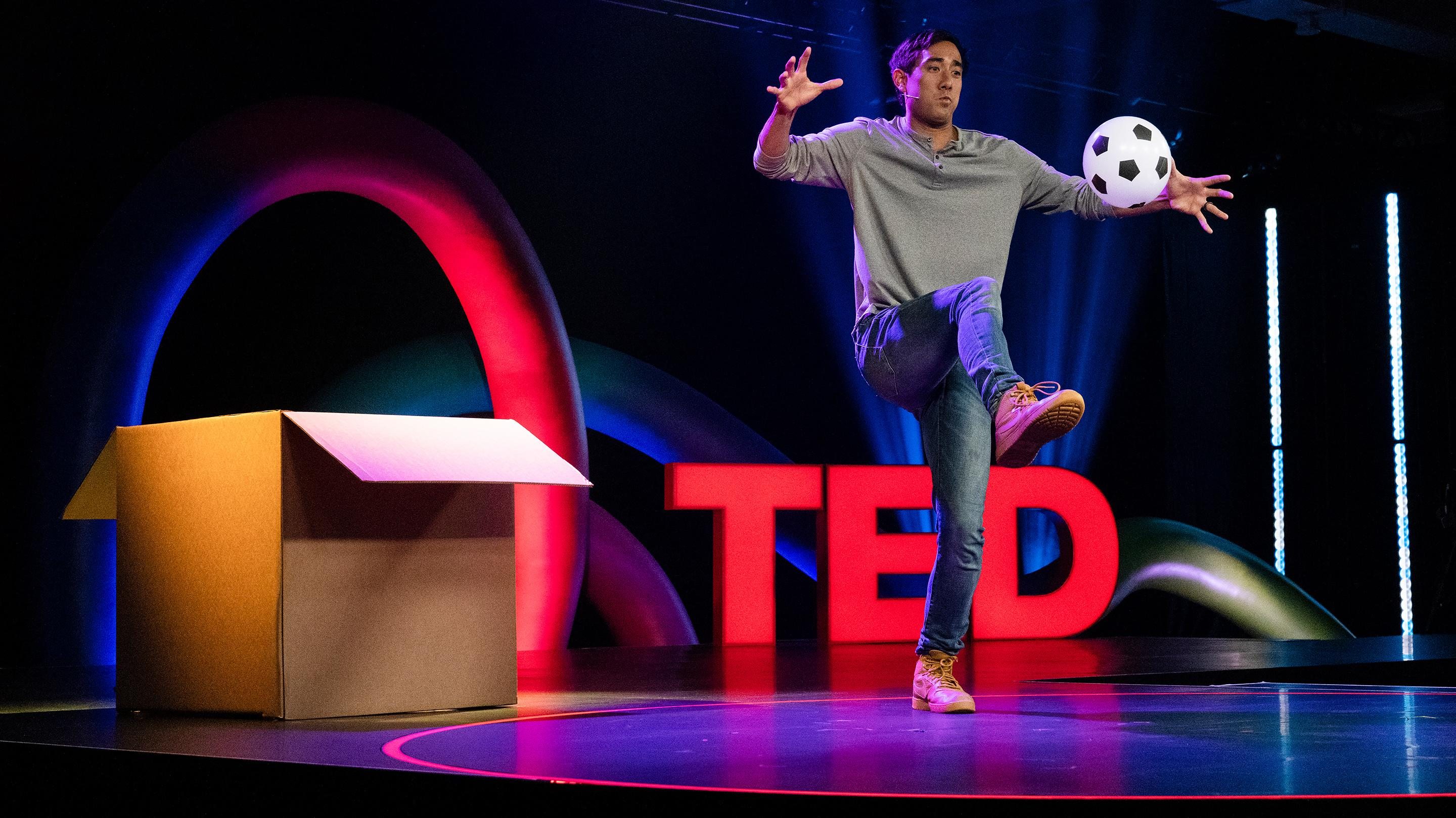 An idea from TED by Zach King entitled The trick to regaining your childlike wonder