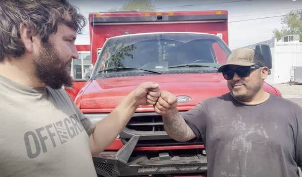 Retired Firefighter Converts His Ambulance Into a Pretty Cool 4x4 Campervan