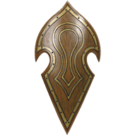 LARP Elven Battle Shield