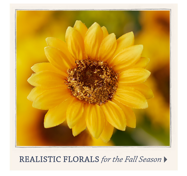 Realistic florals for the Fall Season