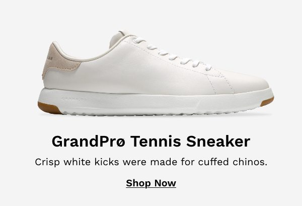 Shop GrandPro Tennis Sneaker in White