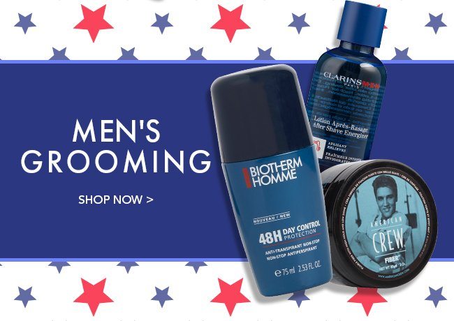 Men's Grooming. Shop Now