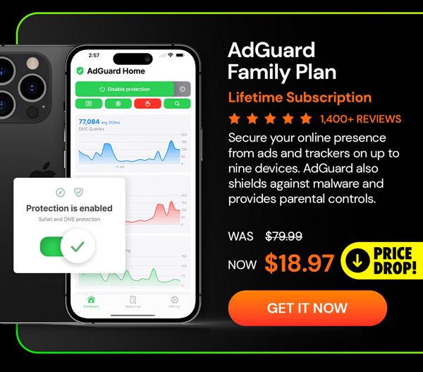 AdGuard Family Plan: Lifetime Subscription