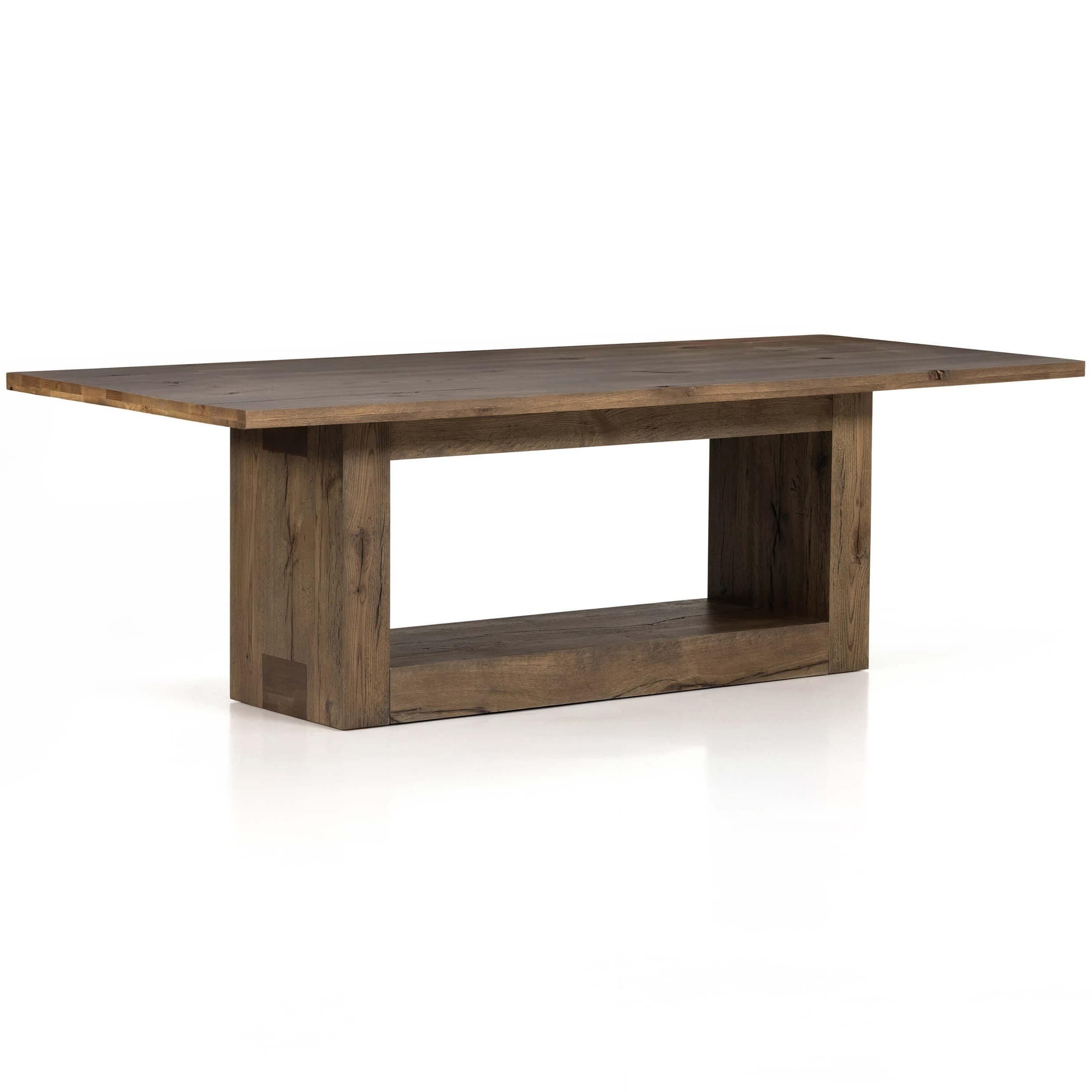 Image of Perrin 93" Dining Table, Rustic Fawn