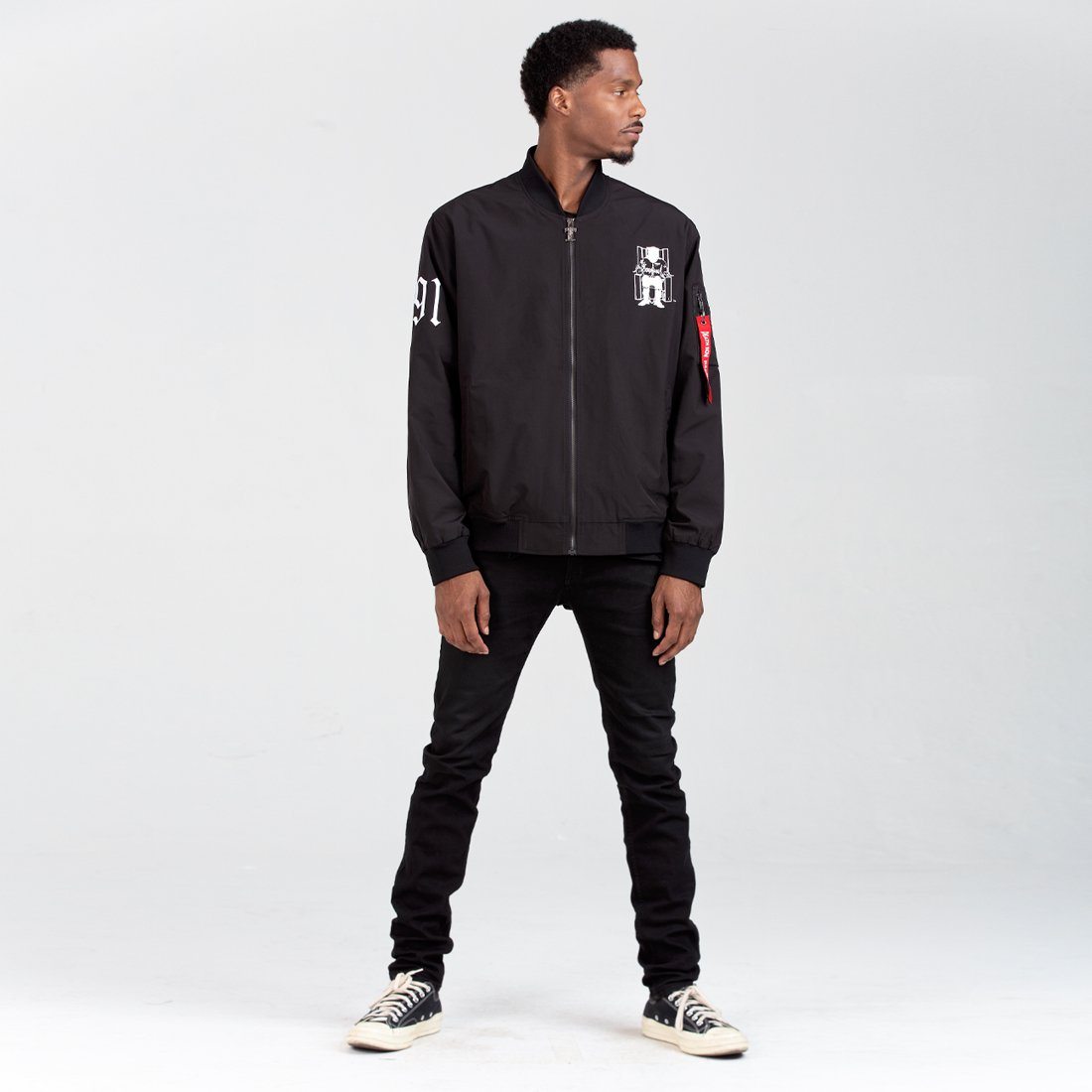 Image of Death Row Records x King Ice - Death Row Bomber Jacket