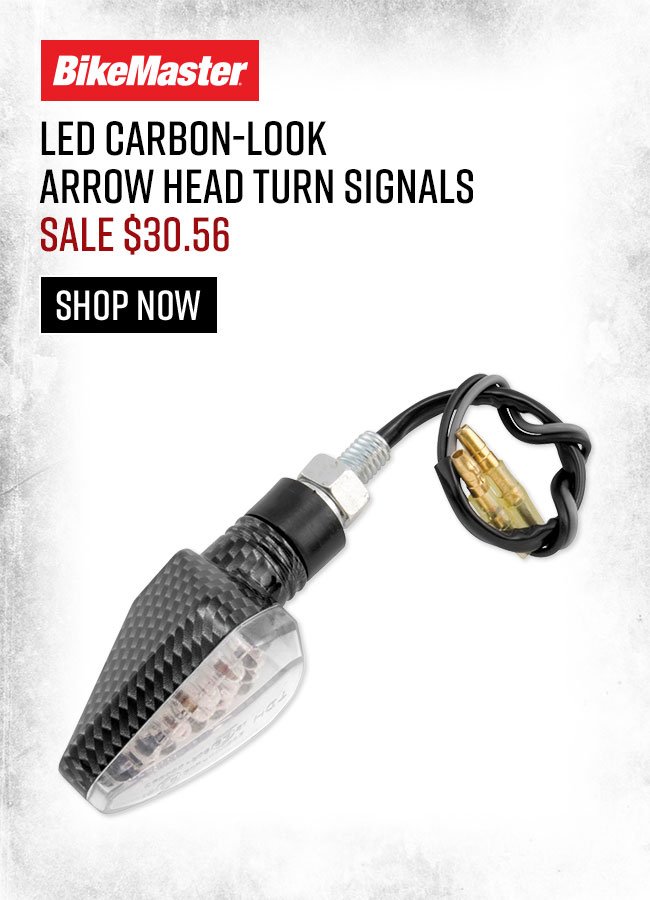 LED Carbon-Look Arrow Head Turn Signals