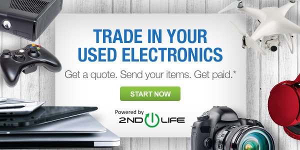 Trade in your used consumer electronics for an Abt gift card