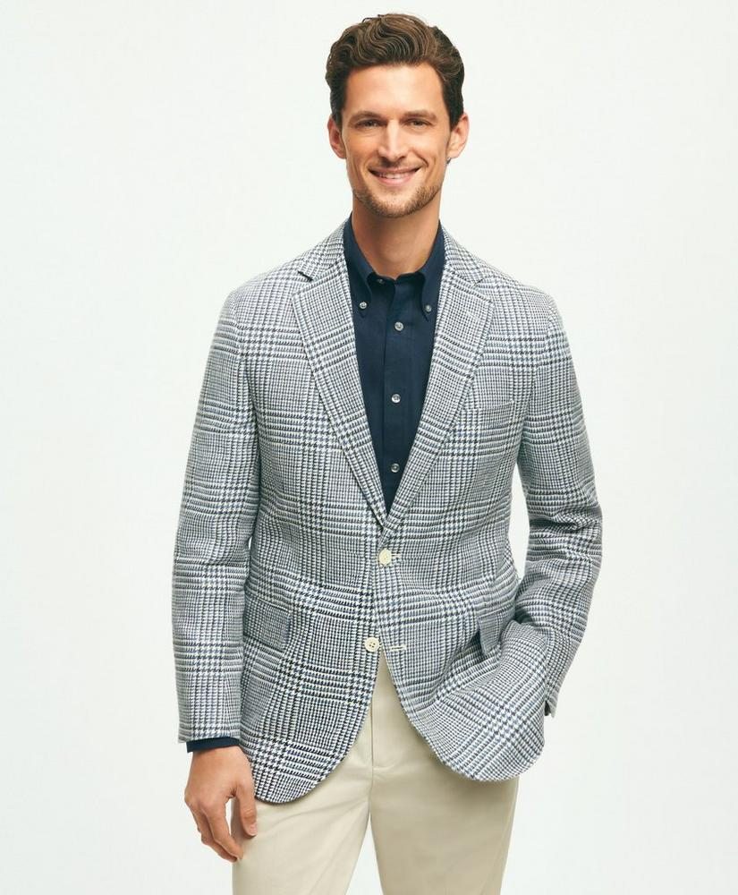 Classic Fit 1818 Check Sport Coat in Linen-Cotton Blend