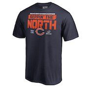 NFL Pro Line by Fanatics Branded Chicago Bears Navy 2018 NFC North Division Champions Fair Catch T-Shirt