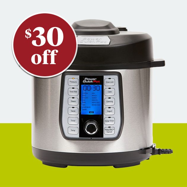 Power Quick Pot™ 6⁃Quart Electric Pressure Cooker ⁃ $30 off