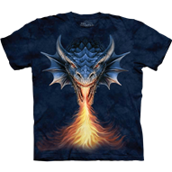 Fire Breather Dragon Kids T-Shirt