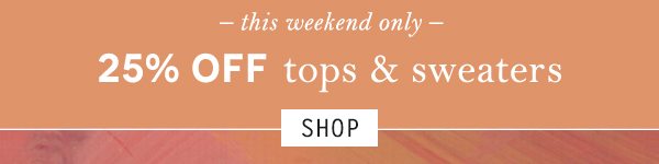 Shop tops and sweaters.