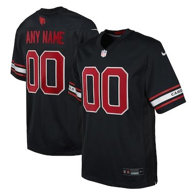 Youth Nike Black Arizona Cardinals Alternate Custom Game Jersey