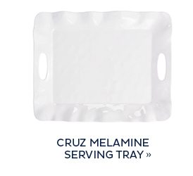 Cruz Melamine Serving Tray