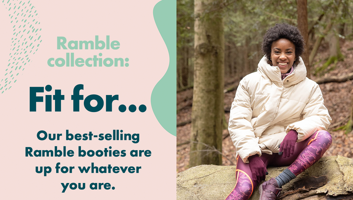 Ramble collection: Fit for... Our best-selling Ramble booties are up for whatever you are.