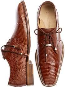 Belvedere Karmelo Tan Lizard Oxfords