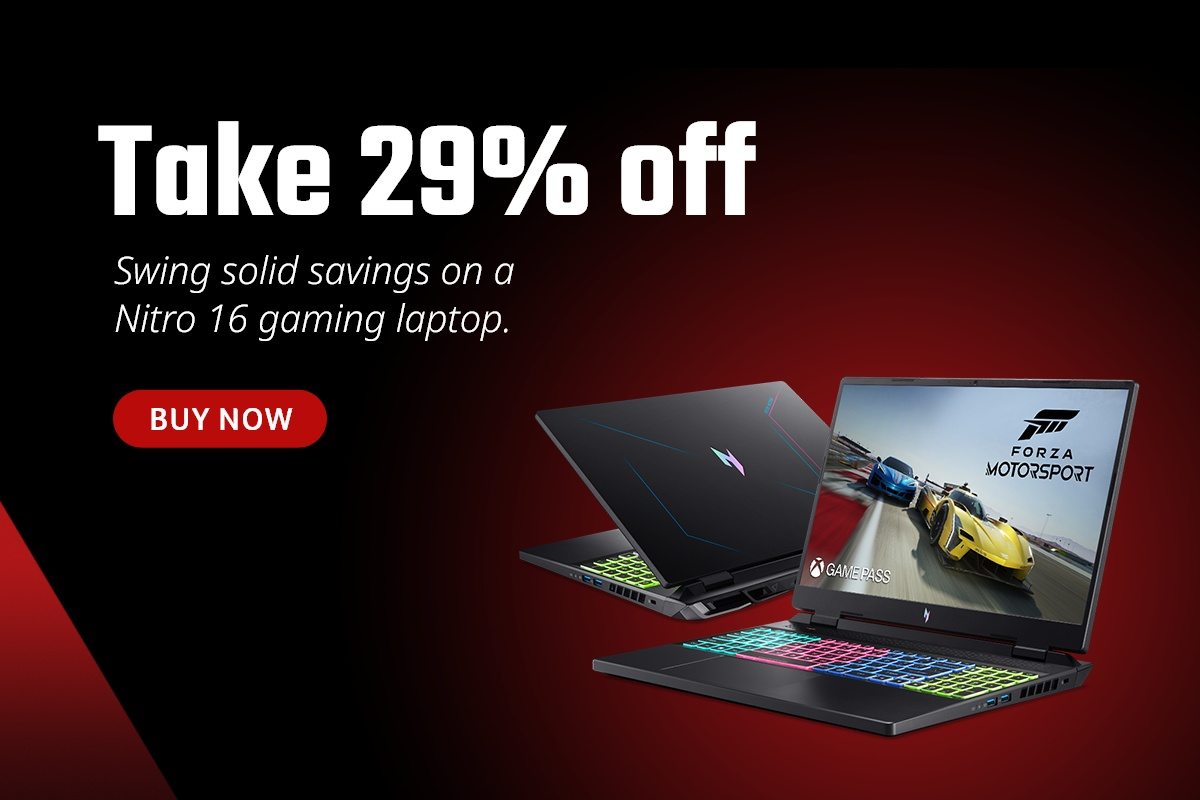 Save 29% off a Nitro Gaming Laptop