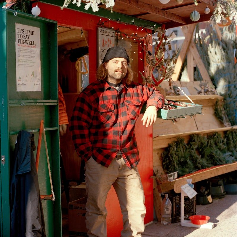 The Layered Style of New York’s Christmas Tree Sellers