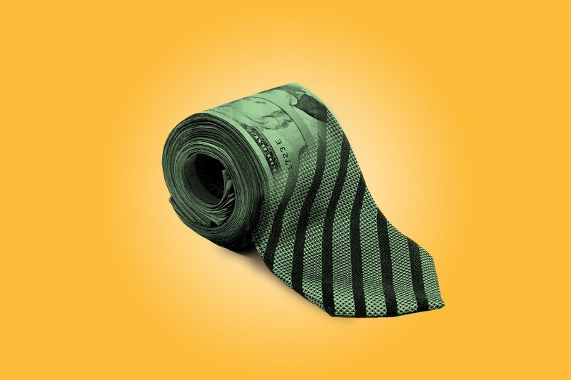 Money tie